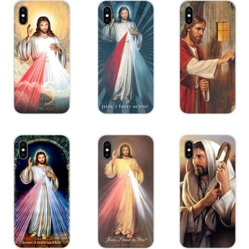 Divine Mercy Jesus Cross Best Transparent TPU Skin Cover For Samsung A10 A30 A40 A50 A60 A70 Galaxy S2 Note 2 3 Grand Core Prime