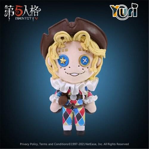 Game Identity V Official Original Survivor Acrobat Mike Morton Plush Doll Game Button Eyes Toy Pillow Plushie Cos Gift Sa