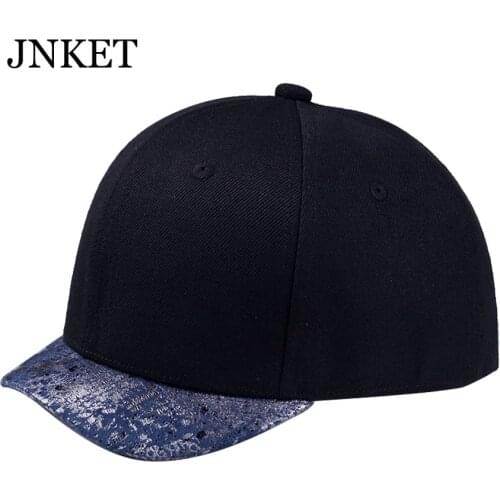JNKET New Unisex Short Visor Baseball Cap Leisure Baseball Hat Adjustable Snapback Hats Casquette