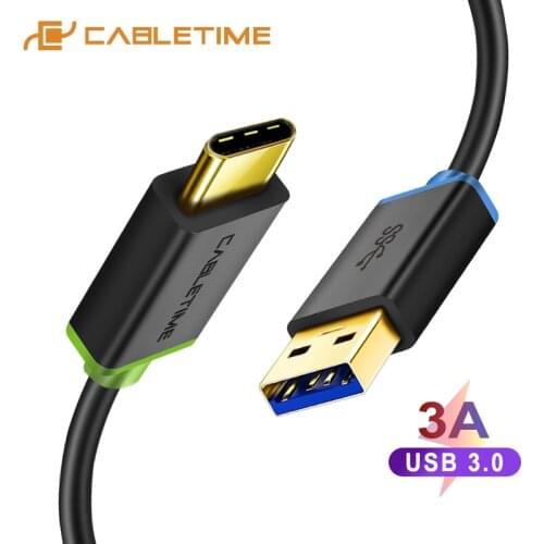 CABLETIME Tipo C Cabo USB 3.0 para xiaom USB C Tipo C 3A Rápido Cabo de Carregamento Telefone Móvel para dispositivos USB C007