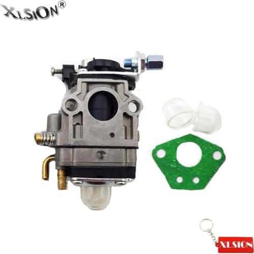 XLSION Aftermarket 15mm Carb Carburetor With Gaskets For 33cc 43cc 49cc Mini Moto ATV Dirt Pocket Goped Blade Z Scooter Bike