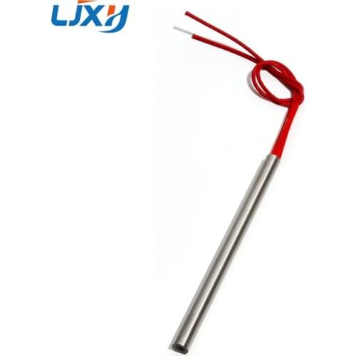 LJXH Electric Mold Cartridge Heaters Cylindrical Tubular Heating 6mmx 80-120mm 120W/130W/150W/160W/180W