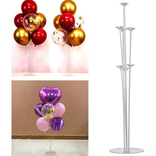 Balloon Column Stand Kits Arch Stand with Frame Base and Pole for Wedding Birthday Party Decoration Supplies