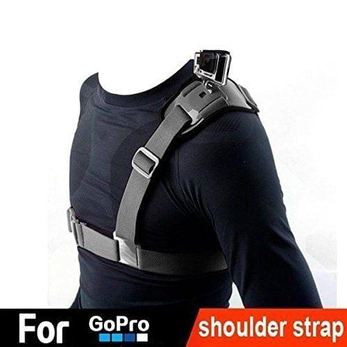 Chest Shoulder Strap Mount Harness Single Shoulder Video Camera for GoPro Hero