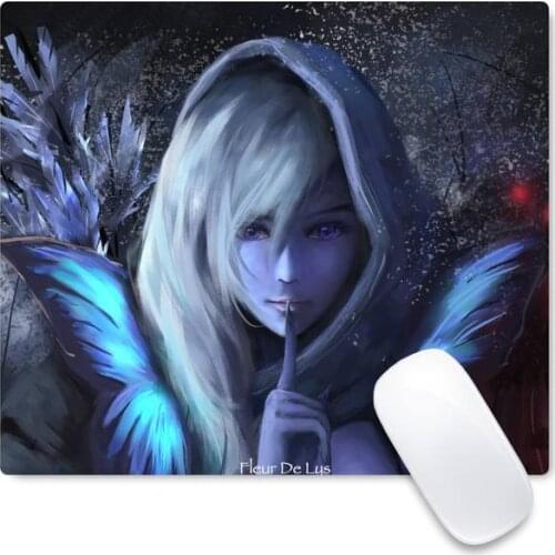 Dota 2 Gaming Player desk laptop Rubber Mouse Mat Non slip Cushion Square Thickness 2mm