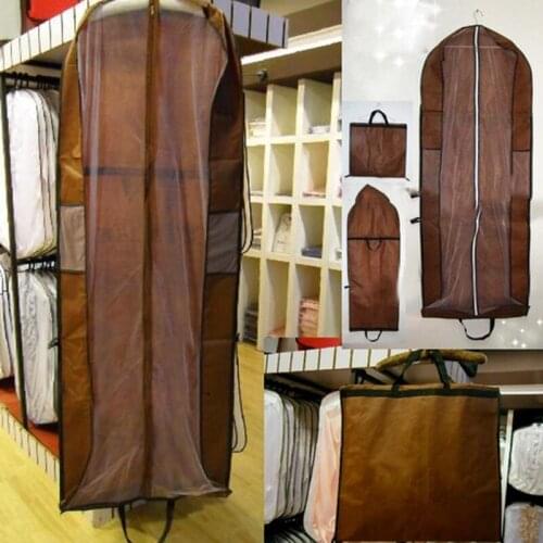 Clothes Wedding Dress Hanging Garment Dress Clothes Suit Coat Dust Cover Wardrobe Storage Bags
