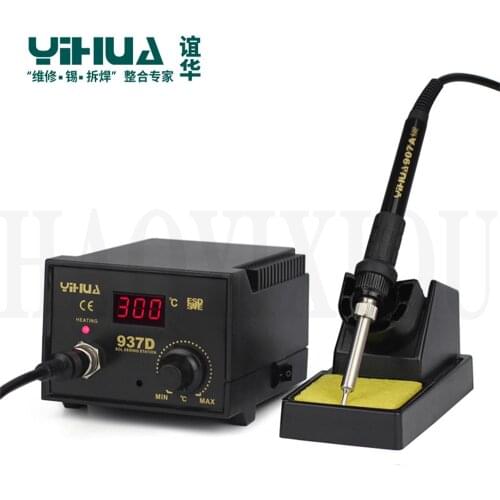 High quality 110V/220V 45W YIHUA 937D Eruntop Constant Temperature Antistatic Soldering Station Solder Iron