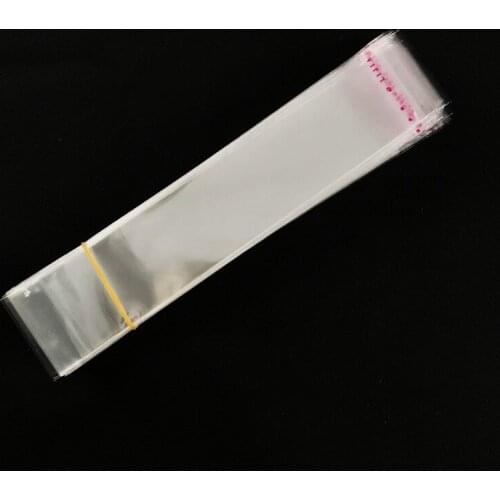 Transparent Opp Jewlery Candy Bag Packing Plastic Bags Self Adhesive Seal 500pcs/lot 4x17cm Clear Self-adhesive BOPP Bags
