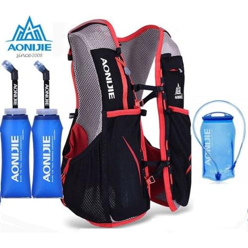 AONIJIE 5L E906 Marathon Hydration Vest Pack Bag 1.5L Water Bag Women Men Cycling Hiking Bag Outdoor Sport Running Backpack