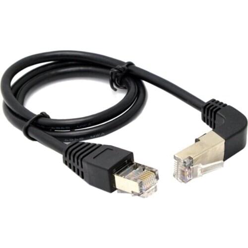 Ellenbogen Up & Down Gewinkelt 90 Grad 8P8C FTP STP UTP Cat 5e Lan Ethernet Netzwerk Patchkabel Kabel 0,5 m/1m/2m/3m/5 m