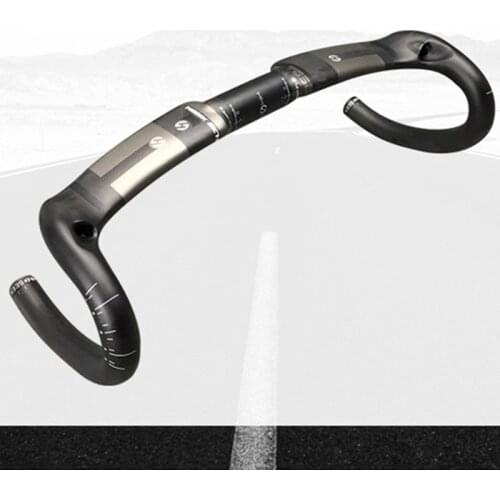 TOSEEK full Carbon Super light road hanldebar UD matte Road Track Bike Bicycle Racing Drop Bar Handlebar 31.8 x 400/420/440mm