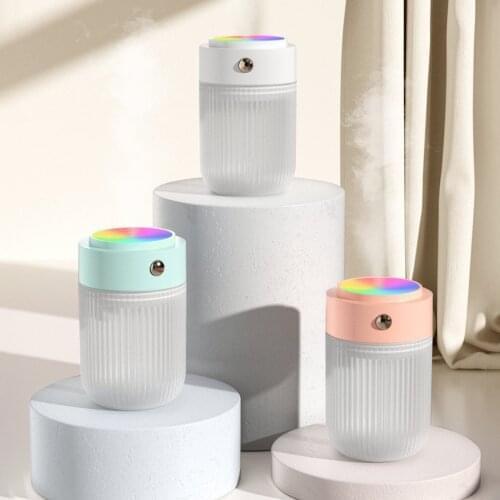 Colorful Lamp Humidifier 250ml USB Air Diffuser Aroma Essential Oil Diffuser Mini Humidificador with LED Light for Home