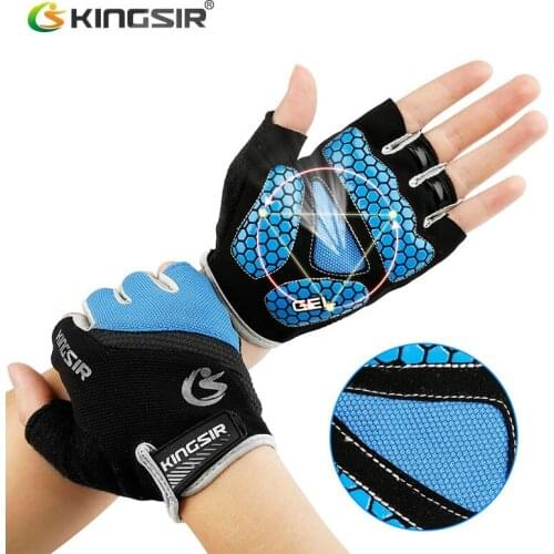 Cycling Gloves Half Finger Mens Womens Summer Sports Shockproof Bike Gloves GEL MTB Bicycle Gloves Guantes Ciclismo