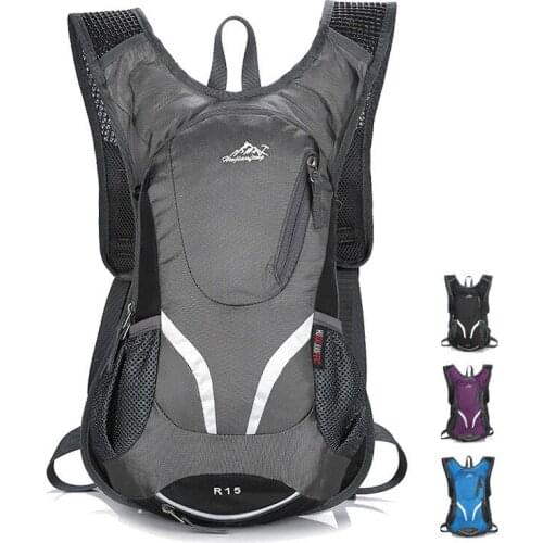 Waterproof tearproof Nylon solid bike riding backpack for men cycling bag pack light weight ourdoor running and hiking backpack