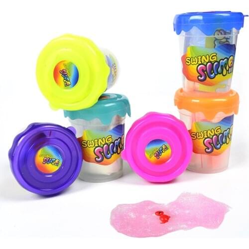 Magic Slime Polymer Clay DIY Make 80ml Shake Slime toys Kit With Box Just Add Water Slime Gifts