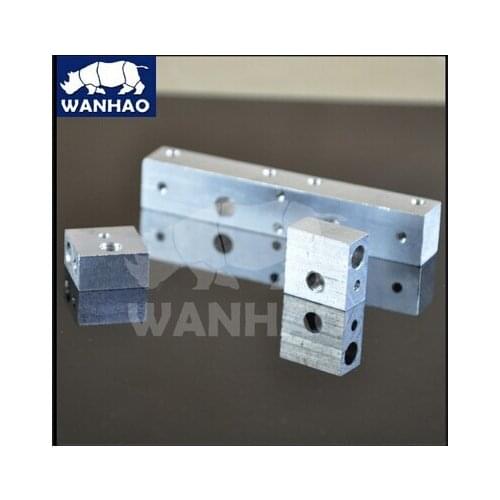 WANHAO MK10 extruder aluminium block full set high quality top sale
