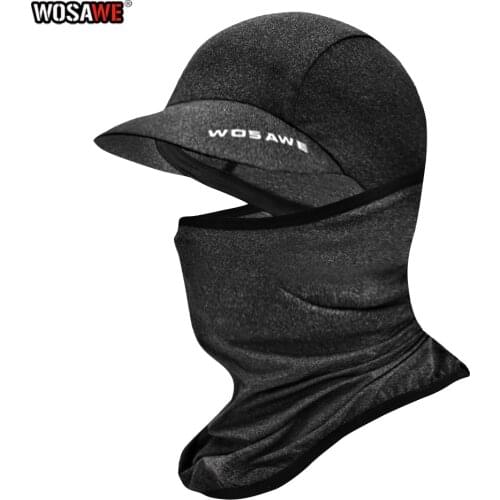 WOSAWE Motorcycle Headgear Sunscreen Dust Proof Moto Cap Headwear Bicycle Headgear Scarf Bandana Face Mask Hat Sunhat Balaclava