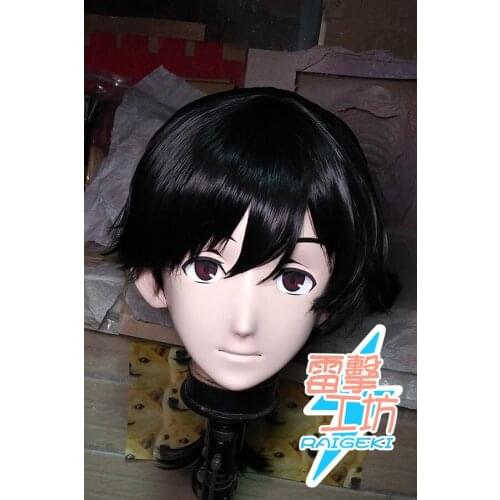 X-KM235)Quality Handmade Female/Girl Resin Japanese Cartoon Character Animego Cosplay Kigurumi Mask Crossdresser