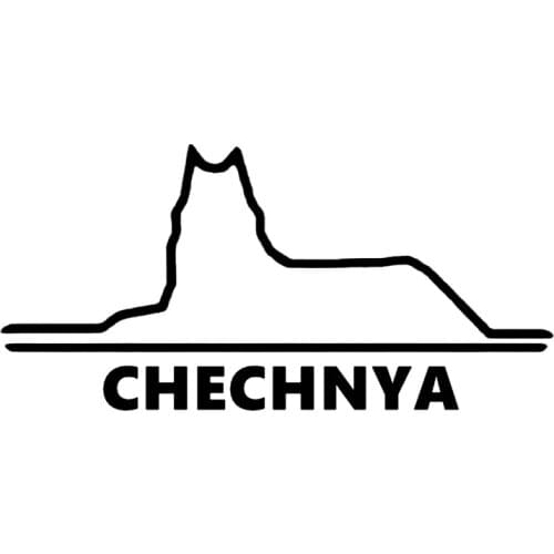 15x7.5cm Funny Vinyl Decal Chechnya Wolf Car Sticker Waterproof Stickers on Truck Bumper Rear Window