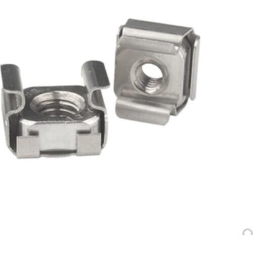 10pcs m4 m5 m6 m8 steel Quartet Floating Nut Cassette Elastic Enclosure Card Cage Nuts