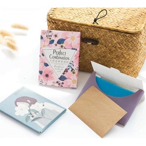 2 Packs/Set Face Oil Blotting Paper Protable Matting Face Wipes Facial Cleanser Oil Control Oil-absorbing Face Cleaning Tools
