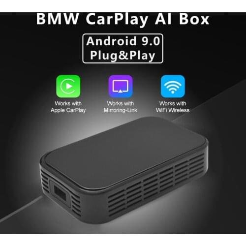 Android wireless Carplay Ai Box car 4G multimedia player 4+64G navigation audio and video interface dedicated to BMW