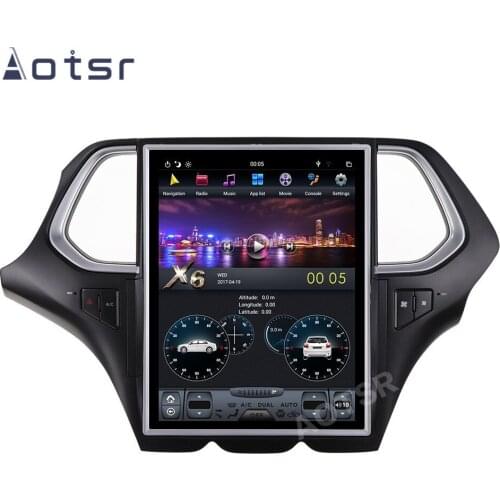 Aotsr Tesla Android 9 Vertical Screen Car DVD Multimedia Player GPS Navigation For GAC Trumpchi GS4 DSP Carplay IPS 12.1" Radio