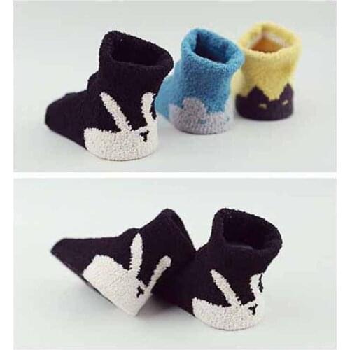 Toddler kids Cotton Thickening Warm Childrens Soft Bunny Socks Baby Socks Girl Boy Hosiery Beautifully Packaged