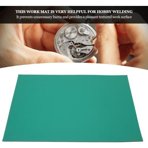 Heat-Resistant Watchmaker Soldering Station Mat Non-Slip Watch Repair Work Pad (34 x 24cm) New