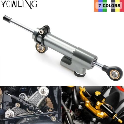 Motorcycle moto StabilizerLinear Damper Complete Steering Mounting For Suzuki SV650 SV650S 2004 2005 2006 2007 2008 2009 2010 11