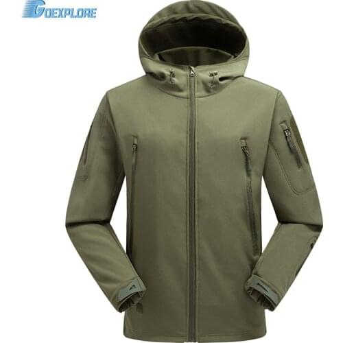 Autumn Spring Jackets Tactical Soft Shell Camouflage Outdoor Jacket Army Sport Clothes Military hunting jacket for mens