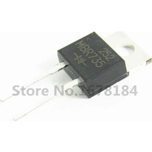 MBR735 7.5A B735 TO220-2 5PCS