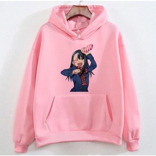 Mens Hoodies Sweatshirts for Women Funny Nagatoro Print Casual Hoodies Streatwear Funny Nagatoro Femme Clothing Men Sweatshirts
