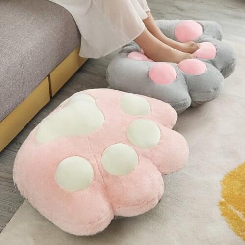 Cats Paw Seat Plushie Toys Stuffed Animals Plush Soft Cute Cushion Kawaii Room Decor Indoor Home Chair Pillow Girl Birthday Gift
