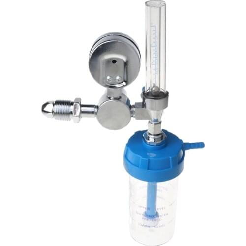 G5/8 Oxygen Pressure Regulator O2 Pressure Reducer Gauge Meter Flow Gauge Gas Regulator