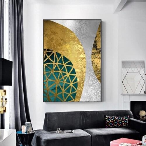 Luxury Abstract Poster Canvas Art Print Canvas Painting Picture Retro Artist Living Wall Art Aisle Painting Decoration Custom