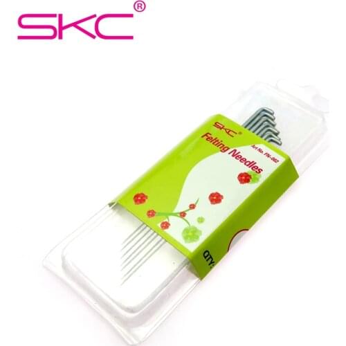 SKC High Quality Felting Needles 7pcs/set For Wool Embroidery Hobby DIY Crafts 2 Sizes Replaceable Needles