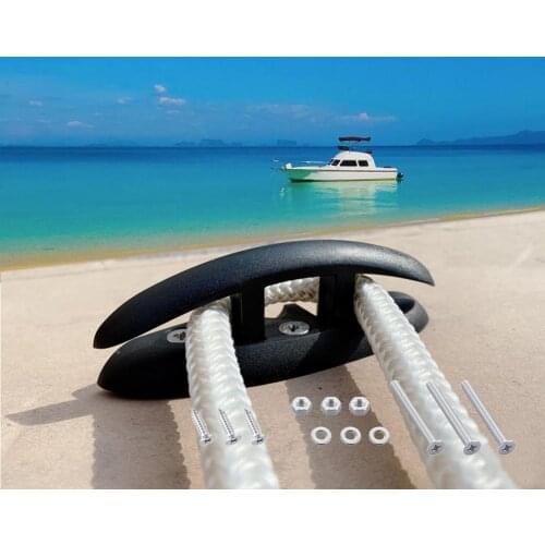 Boat Folding Cleat for Nylon Sailboats Flip Up Folding Pull Up Cleat Dock Deck Boat Marine Kayak Hardware Line Rope Mooring
