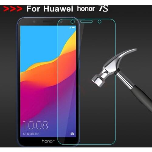 Smartphone 9H Tempered Glass for Huawei Honor 7S 7 S DUA-L22 5.45" GLASS Protective Film Screen Protector cover