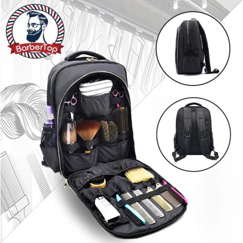 Wholesale salon newest popular Travel barber backpack equipment barber kit barber bag custom logo accepted