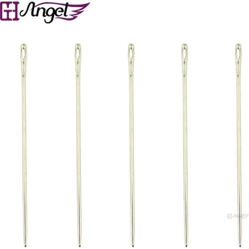 Charlies Angels 12pcs I TYPE Weaving Needle Hook /Sewing Needles For Human Hair Extension Hair weaving Knitting Tools Sale-Sell