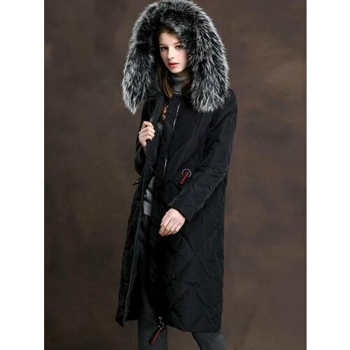 Fox Fur Collar Female Korean Womens Down Jacket Autumn Winter Coat Women Clothes 2020 Vintage Tops Chaqueta Mujer ZT3570