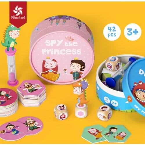 Pinwheel Childrens Discovery Board Game Puzzle Logic Board Game Boys and Girls Card Toy Set Parent-child Early Education Toys