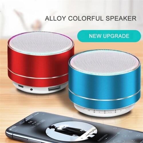 Mini Rechargeable Portable Speakers A10 Bluetooth Speaker Wireless Handsfree With FM TF Card Stereo Sound Audio Music Player#P3
