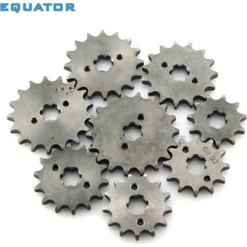 Motorcycle dirt pit bike ATV monkey parts dirFront Engine Gear Sprocket 428 17mm 10T 11T 12T 13T 14T 15T 16T 17T 18T 19T Tooth