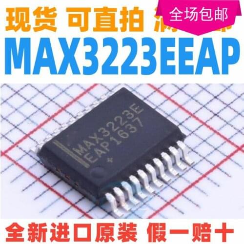 New 10pcs/lot MAX3223EEAP SSOP20 MAX3223 MAX3223E
