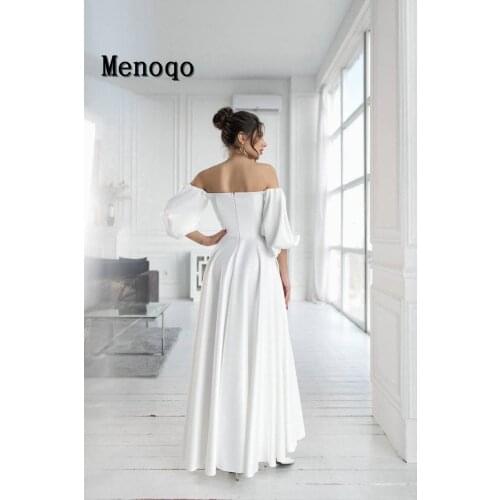 Prom Dresses Puff Sleeves off Shoulder A-Line Long Arabic Evening Gown Corset Celebrity Party Dress 2021 فساتين السهرة