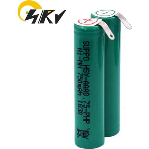 Battery for Philips HX3110 HX3120 HX6210 HX6230 HX6240 HX3100 HX6220 Electric Toothbrush 1.2V 42mm x 20mm Batteries