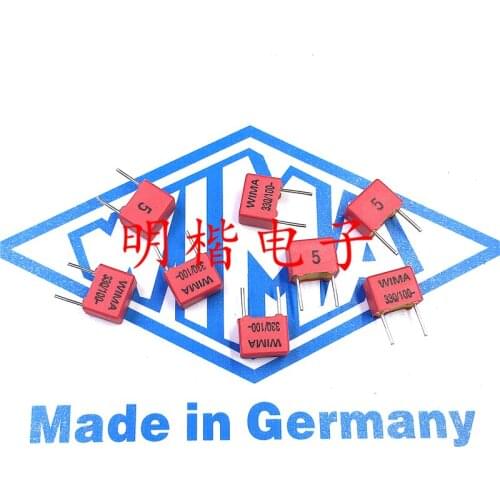 5pcs WIMA Germany Weimar Capacitor FKP2 100V 0.00033UF 100V 331 330PF Pitch 5mm
