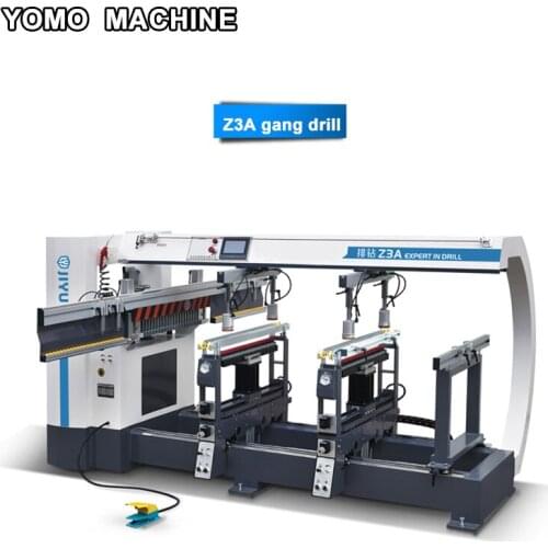 Z3A wood boring machine lengthen carpentry three row drilling gang drill multi-drill